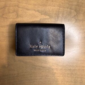 Kate Spade Black Saffiano Leather Card Holder